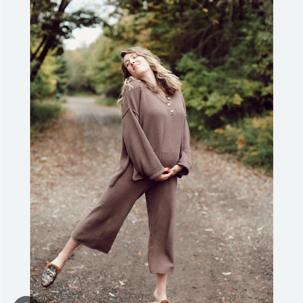 Free People Hailee Sweater and Pants Set